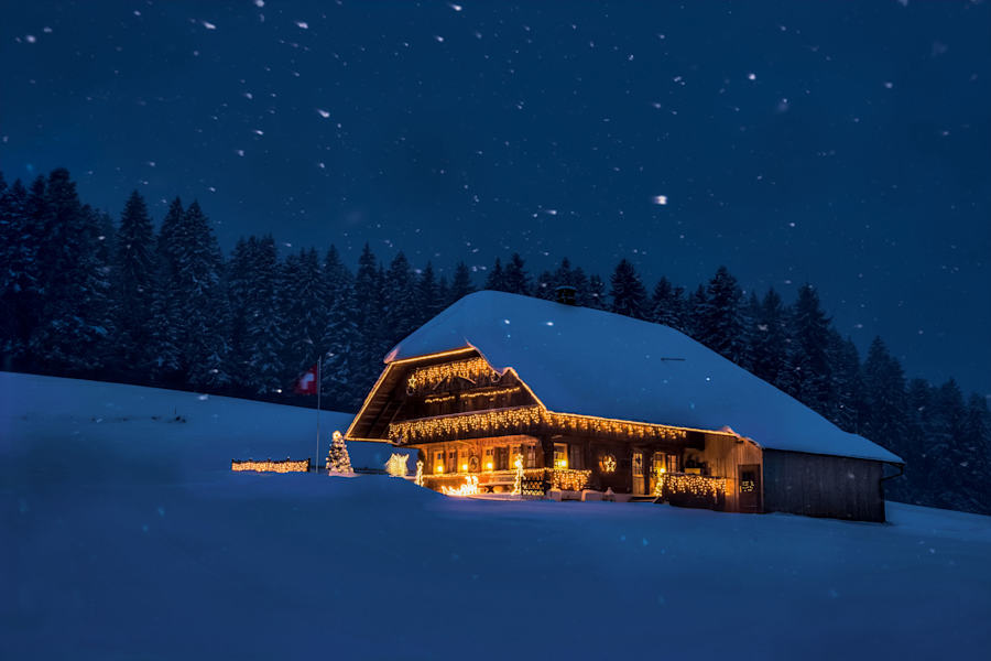 Winter in der Schweiz