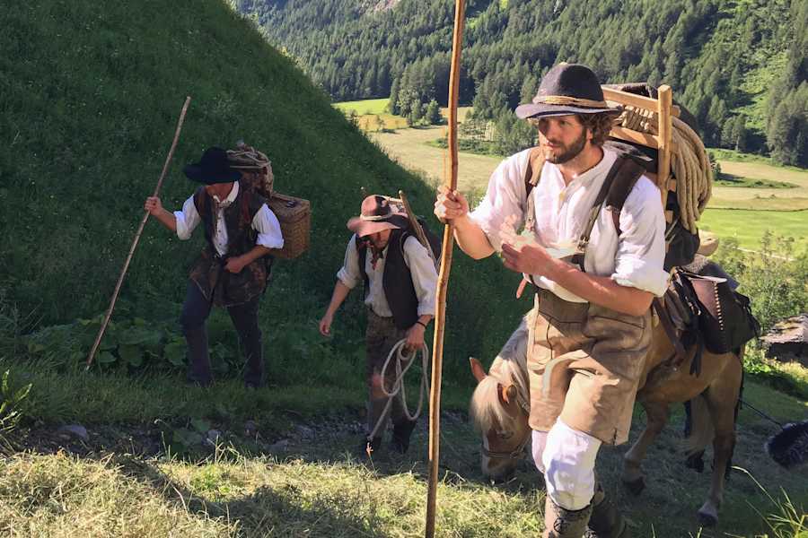 Dreh Reenactment Glockner-Erstbesteigung