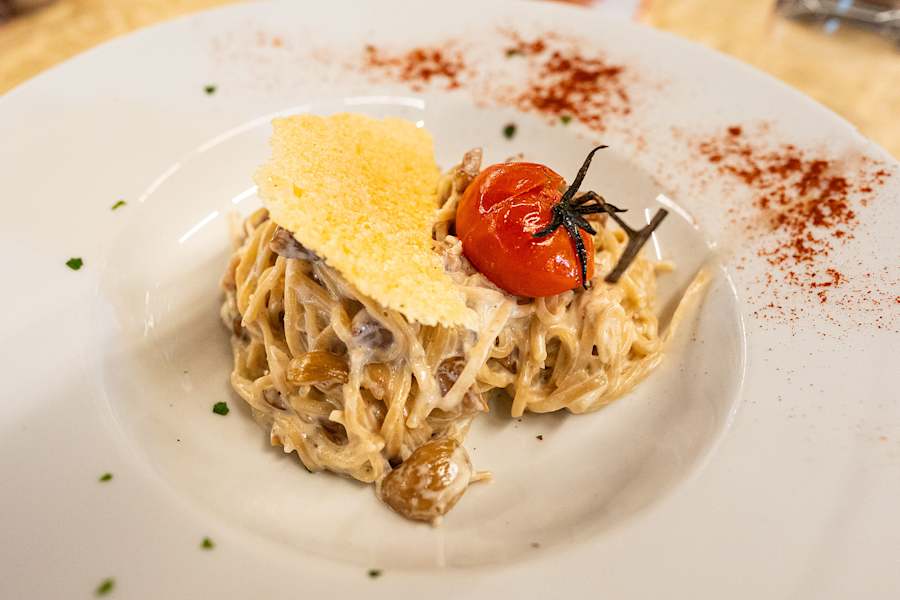 Köstliche Italienische Küche im Rifugio Lou Lindal im Valle Maira