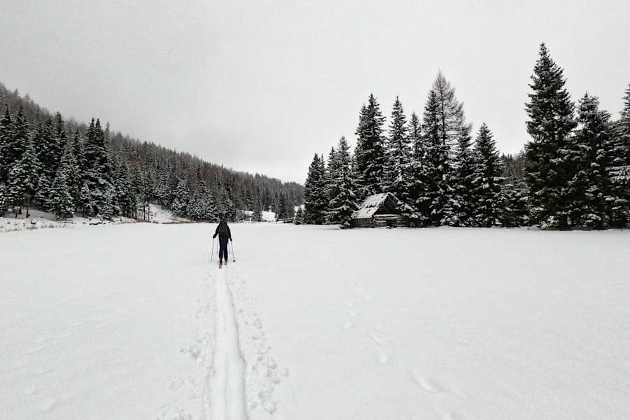 Skitourengeher im Großen Lachtal