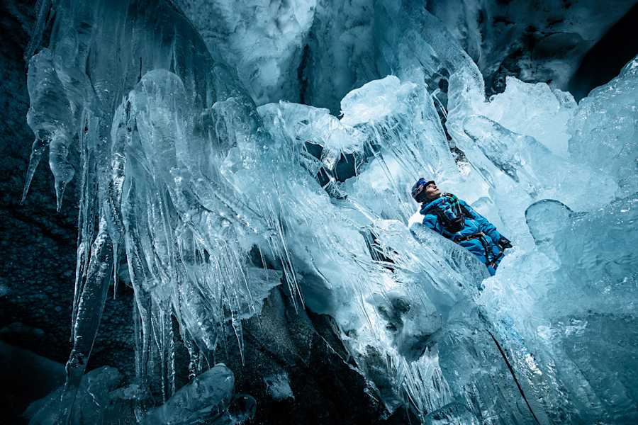 Nadine Wallner Natureispalast Hintertux