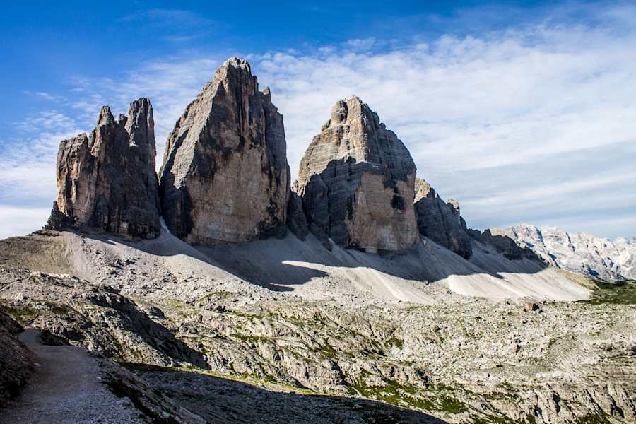 Die Drei Zinnen in den Dolomiten