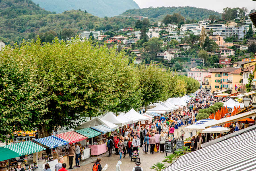 Kastanienfest (Castagnata) in Ascona