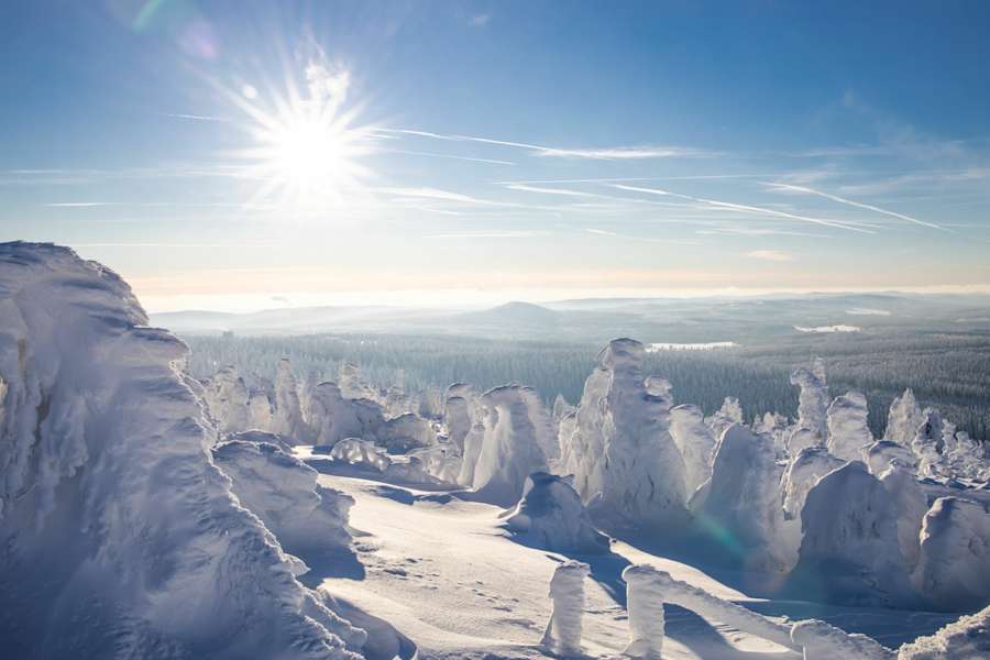 Eiskalt aber wunderschön – der Fichtelberg im Winter