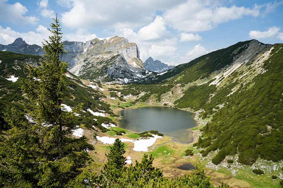 Der Zireiner See von oben