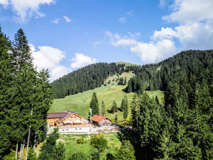 Blick in die Bayrischen Voralpen