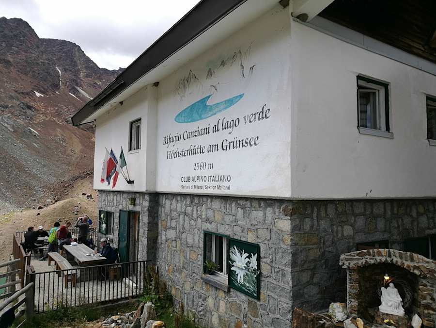 Höchster Hütte oder Rifugio Canziani