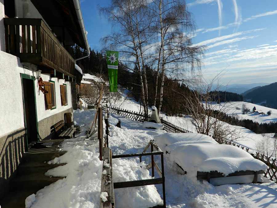 Die Sonnleitner Hütte in den Seckauer Alpen