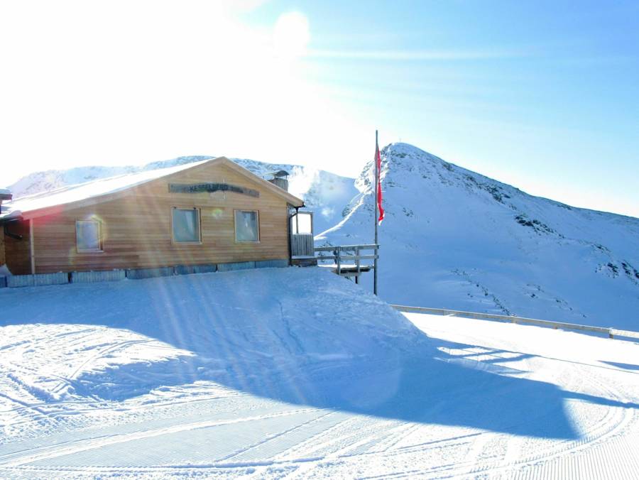 Kesselberghütte im Skigebiet Meran 2000