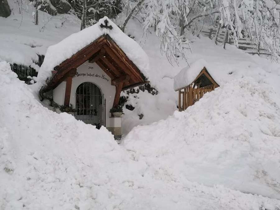 Die kleine Kapelle bei der Jausenstation