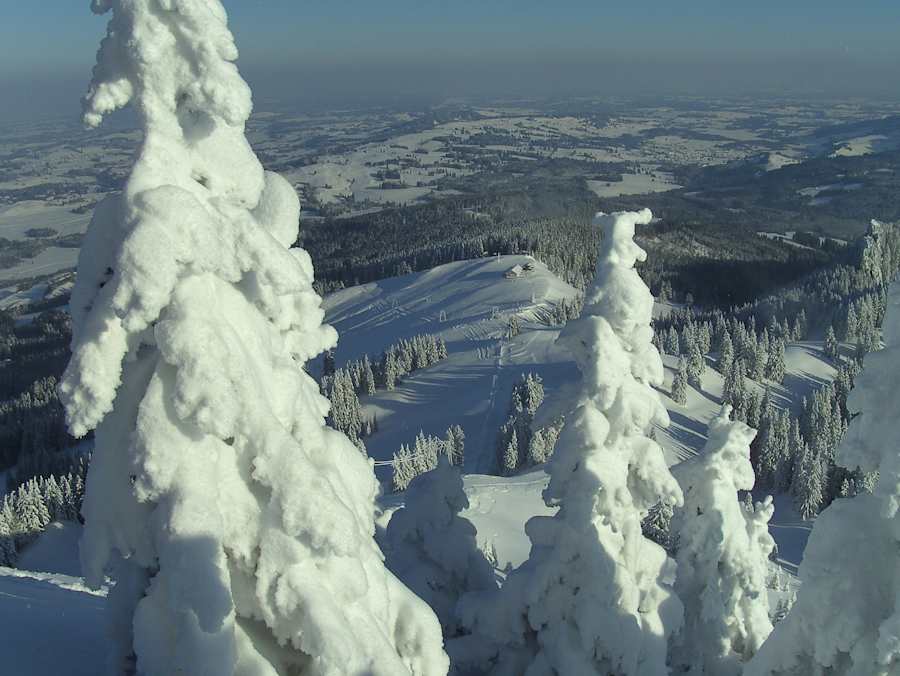 Grüntenhütte im Winter