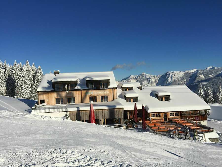Das Haus Matschwitz hat auch im Winter geöffnet.