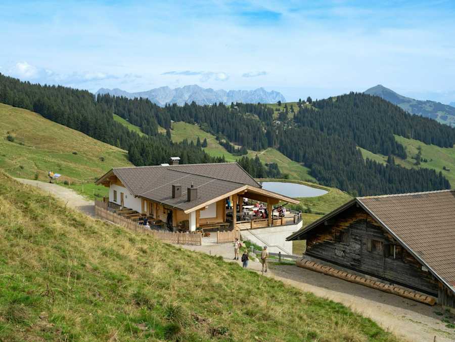 Die Holzalm in den Kitzbüheler Alpen