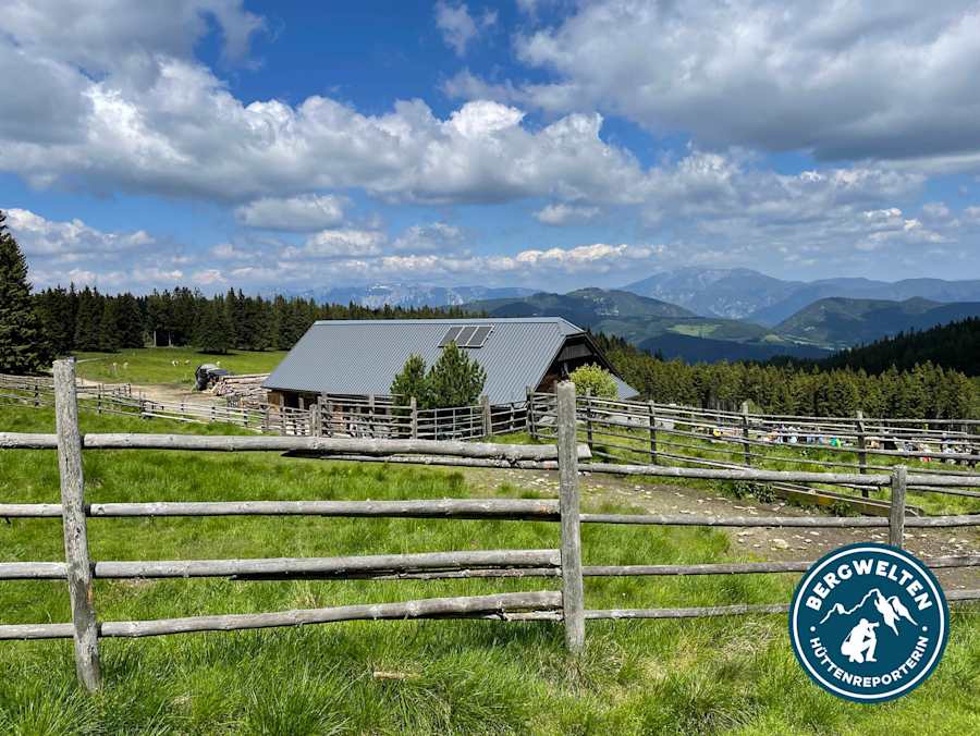 Die Kranichberger Schwaig auf 1.530 m.