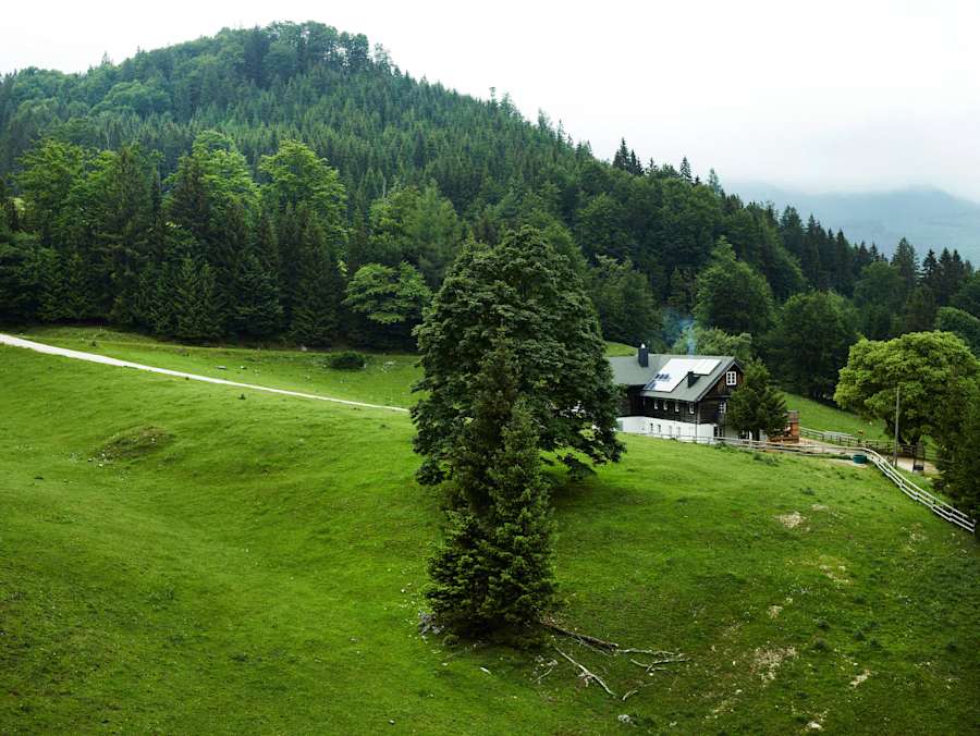 Das Schutzhaus Vorderötscher