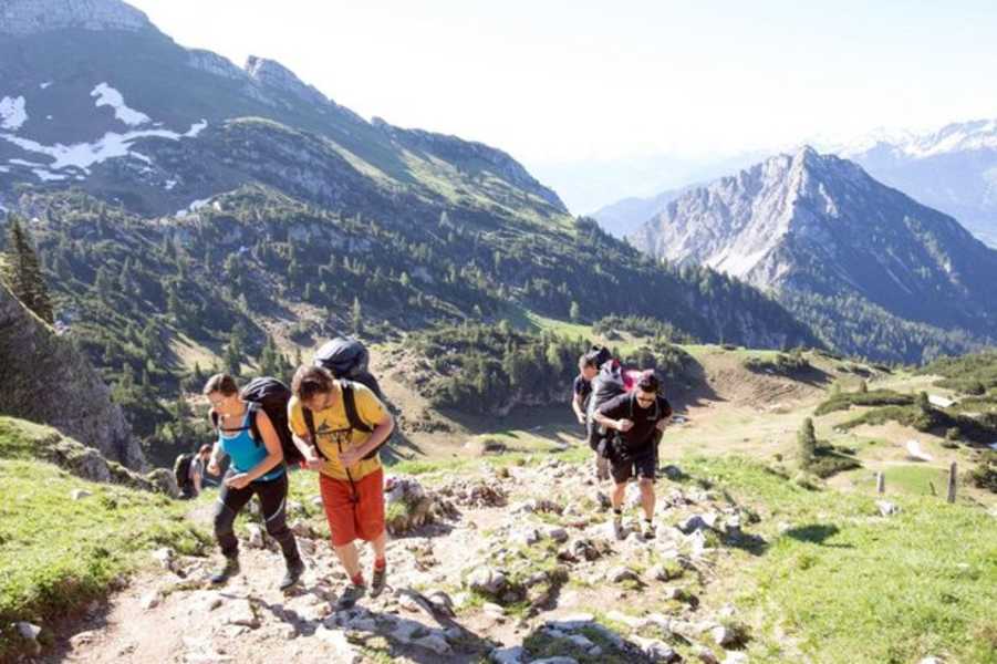 Hike&Fly am Achensee: Zustieg zum Startplatz