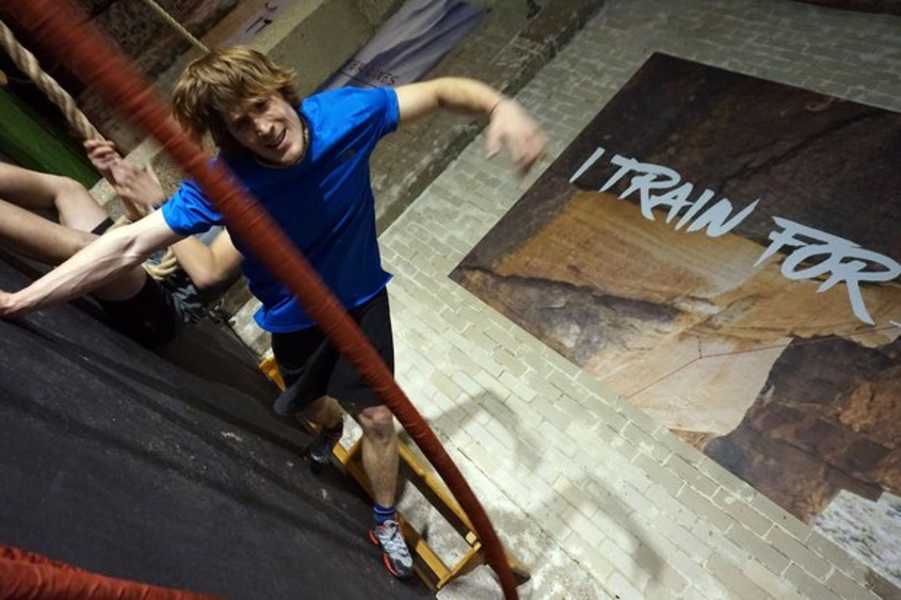 James Pearson beim Training