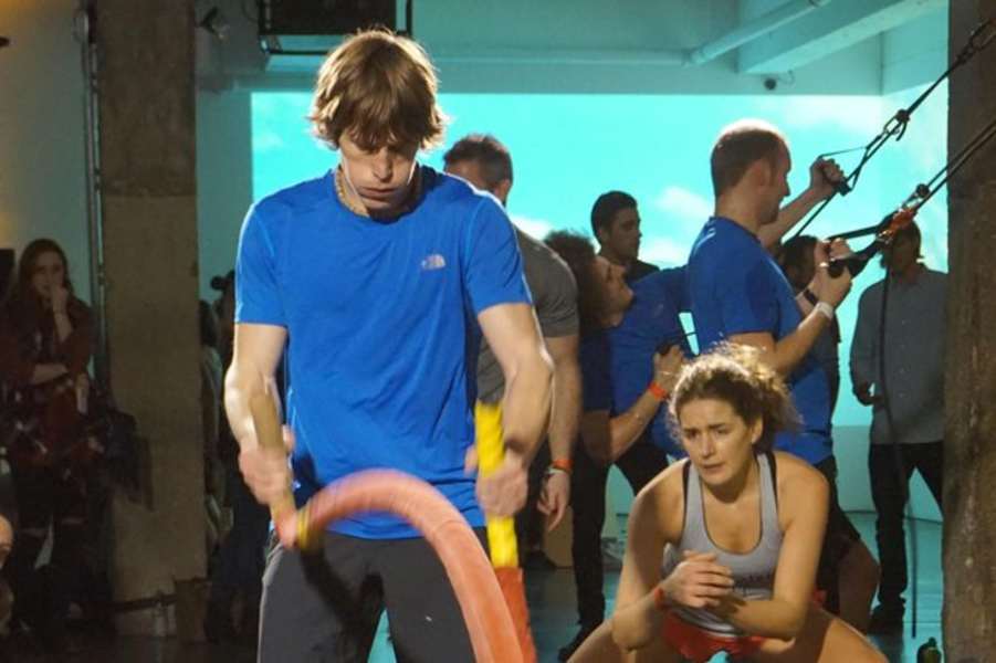 James Pearson beim Training