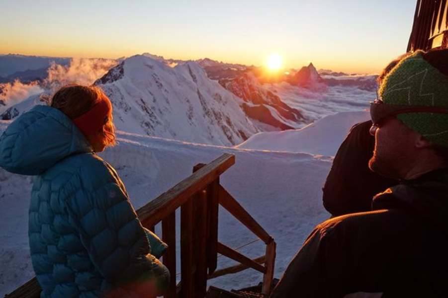Sonnenuntergang auf der Signalkuppe