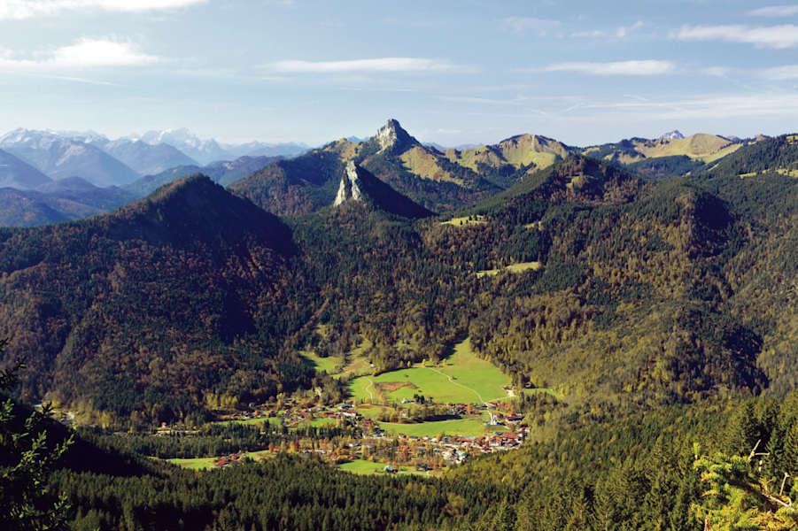 Sonnenaugangsstimmung auf 2.500 m