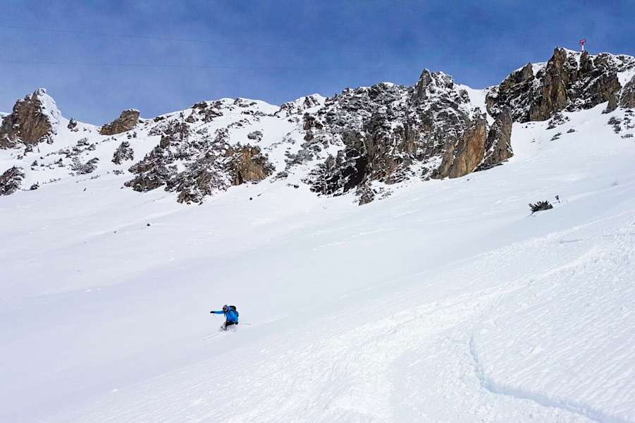Pulverhang: Varianten-Abfahrt am Arlberg
