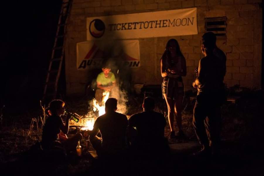 Lagerfeuer in Banja Luka Bosnien