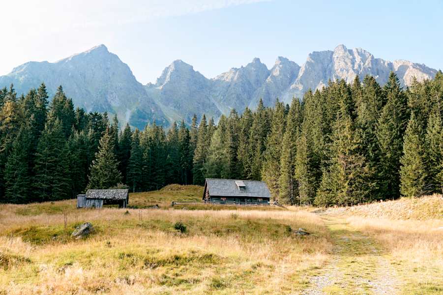 Sanfte Wiesen mit traumhaften Panorama