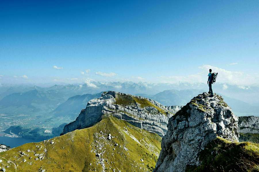 Pilatus bei Luzern in der Schweiz