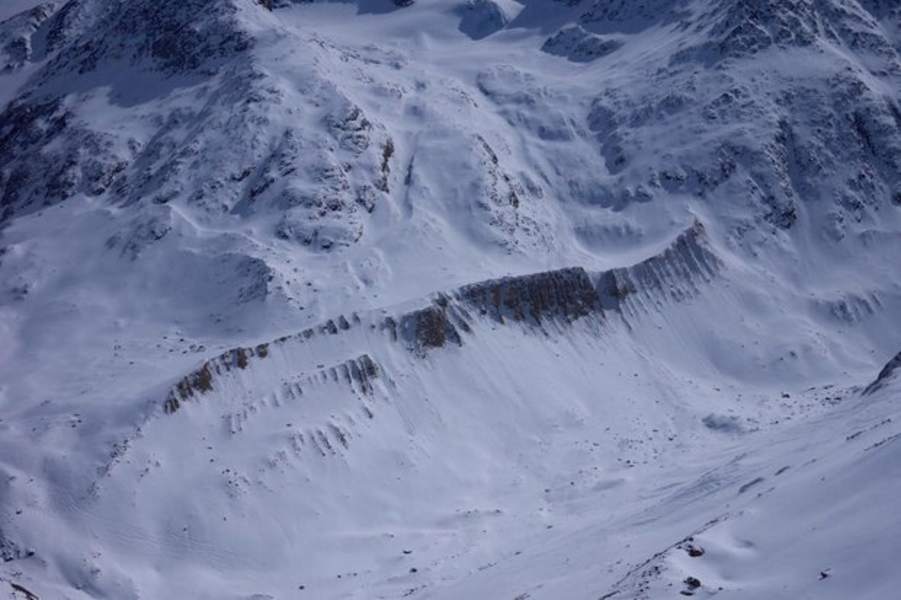 Wilde Gletschermoräne