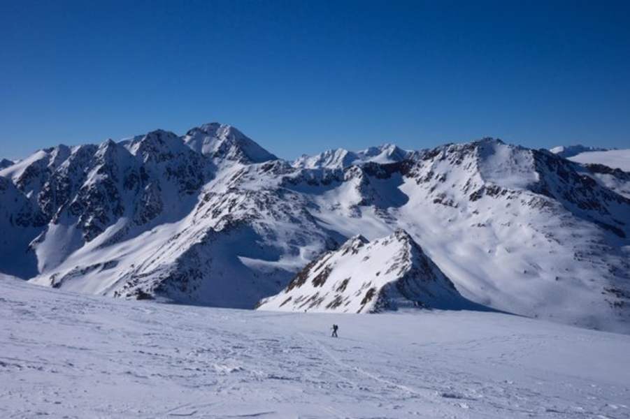 Am Gletscher kurz vor dem Gipfel