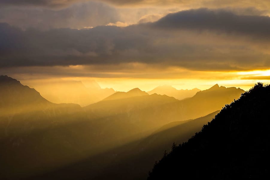 Abendstimmung im Rofan