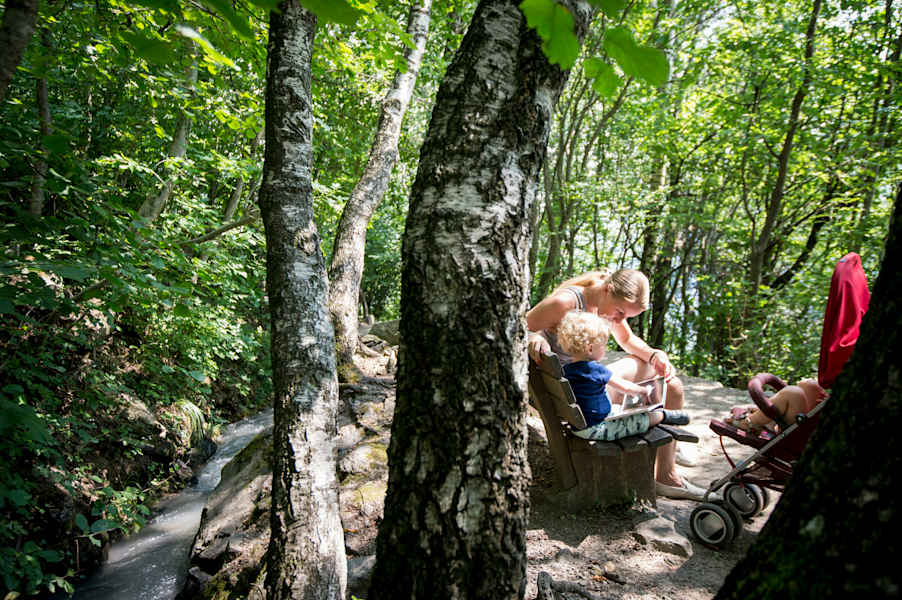 Familienfreundlich und am Wasser: Der Waalweg in Partschins