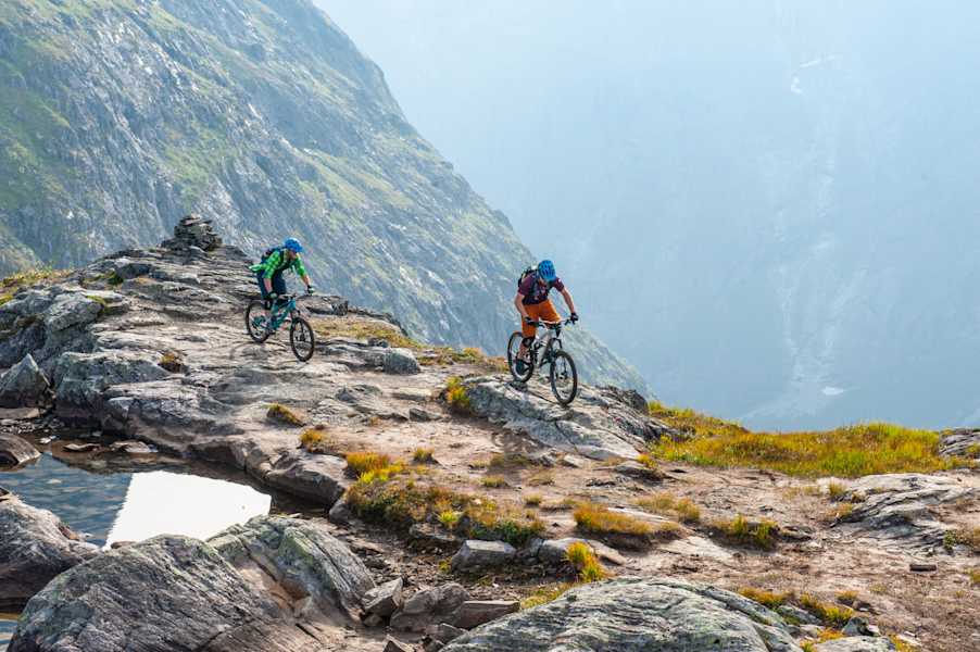 Mountainbiken in Norwegen