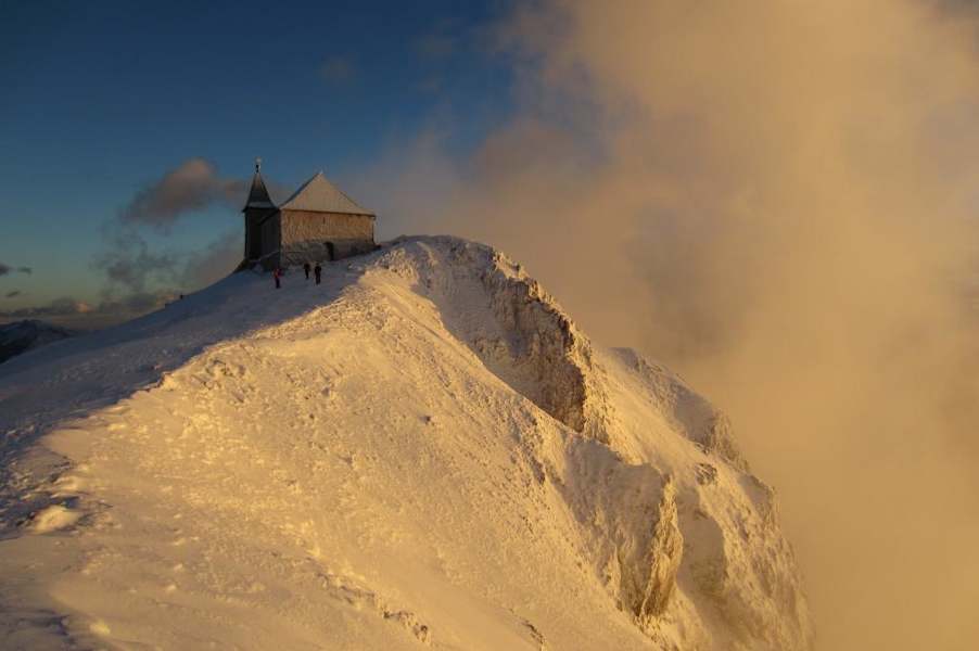 Auf dem Gipfel des Dobratsch