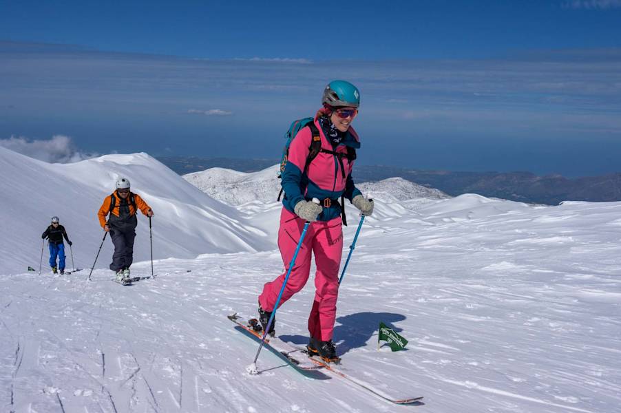 Katrin Rath auf der Pierra Creta