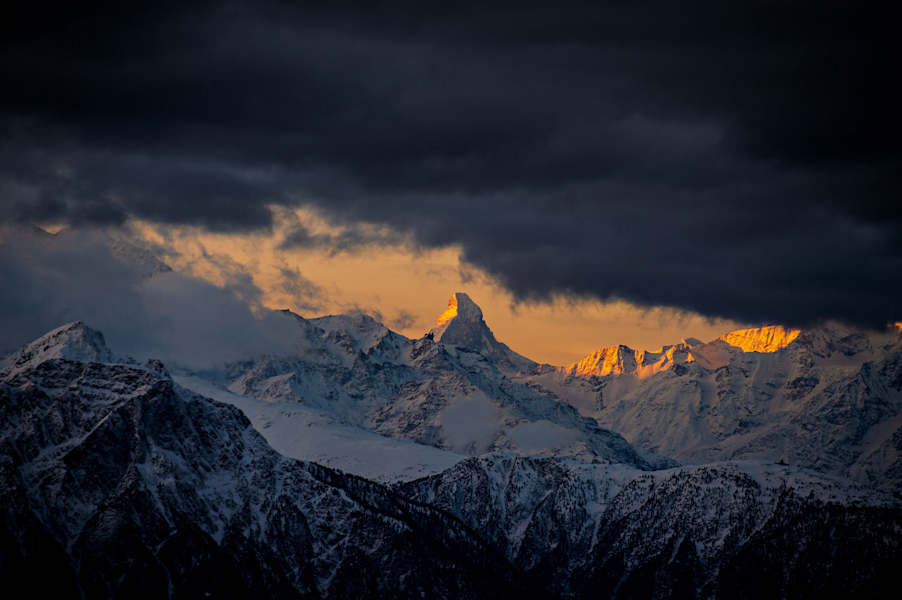 Winter in der Schweiz