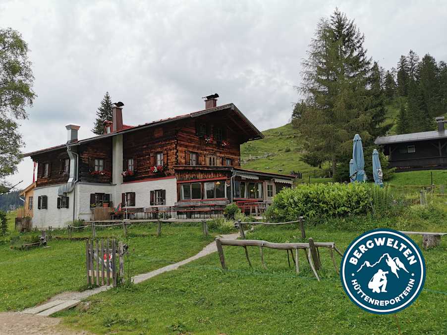 Die Kaindlhütte oberhalb von Kufstein
