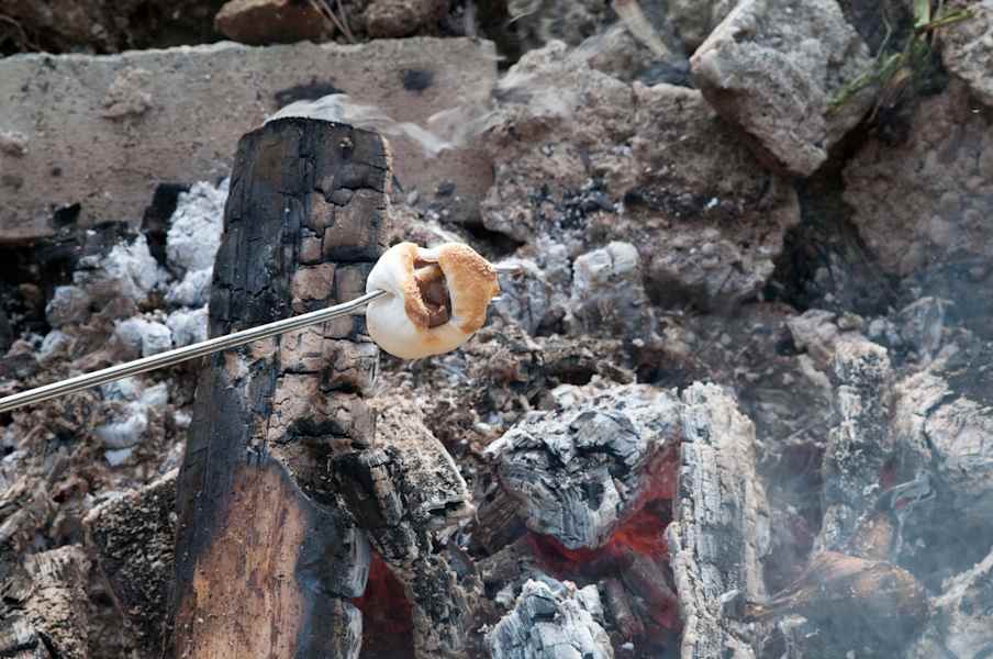 Marshmallows Lagerfeuer