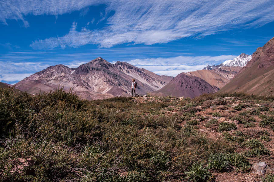 Philipp im Cerro Aconcagua, Argentinien
