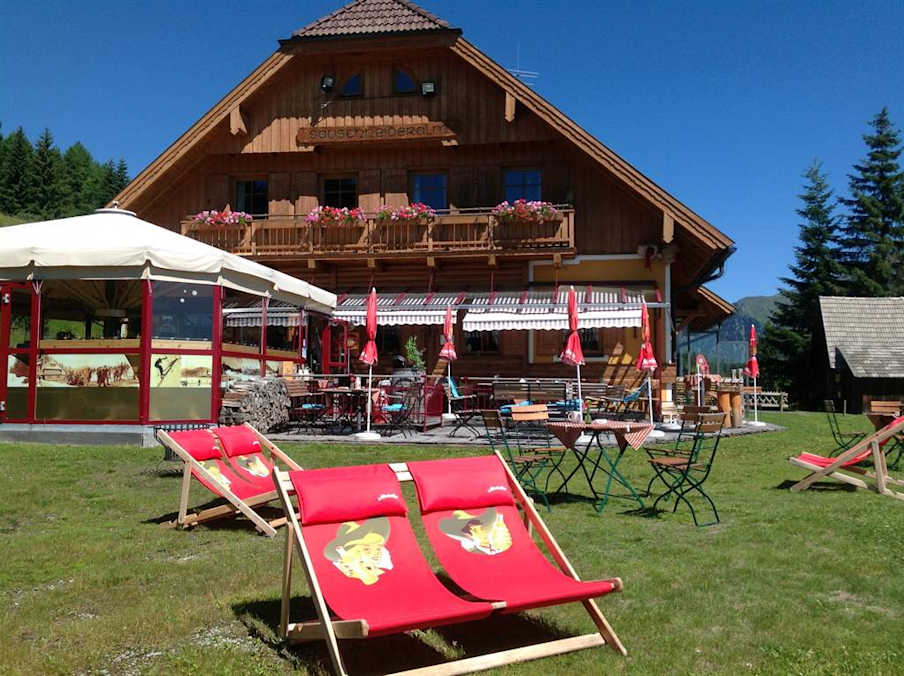 Die Sauschneideralm am Fanningberg im Salzburger Lungau