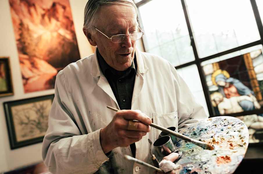 Die Landschaft im Ausseerland hat den Künstler Horst Karl Jandl in ihren Bann gezogen