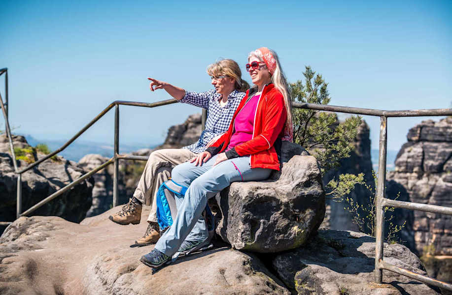 Das Elbesandsteingebirge ist eine wunderbares Wandergebiet.