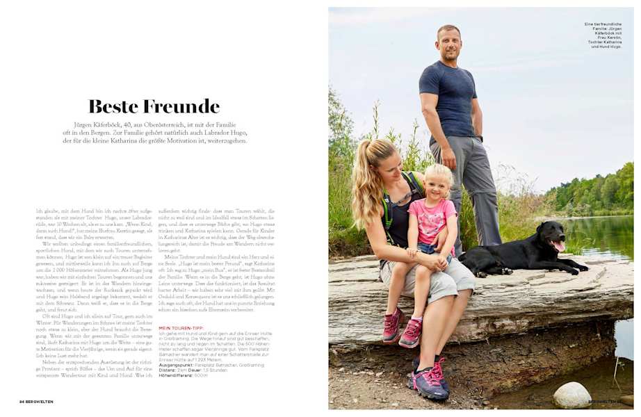 Bergwelten Magazin: Wandern mit Hund