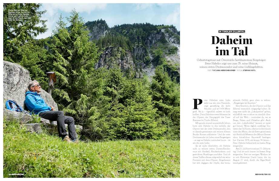 Bergwelten Magazin: Mit Peter Habeler im Tiroler Zillertal