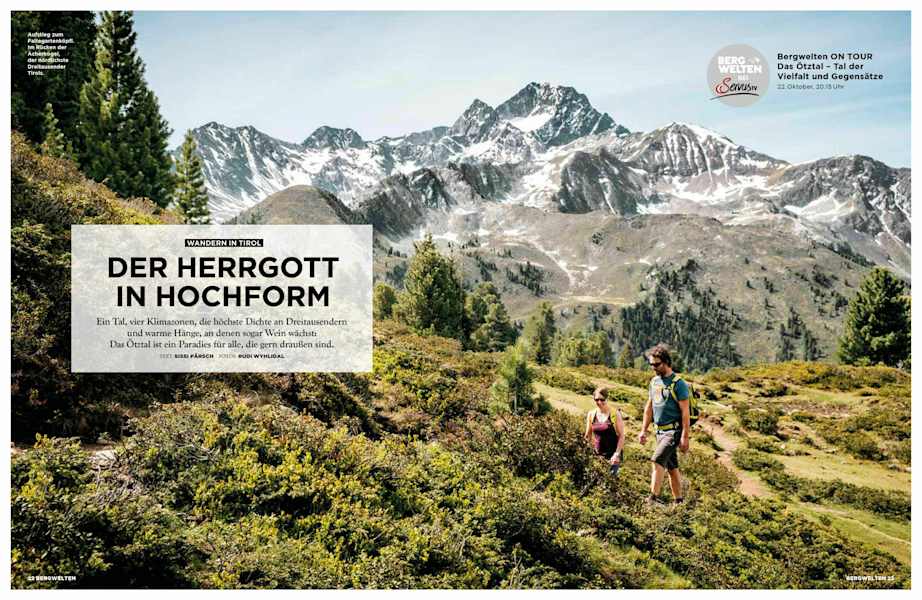Bergwelten Magazin: Wandern im Ötztal in Tirol