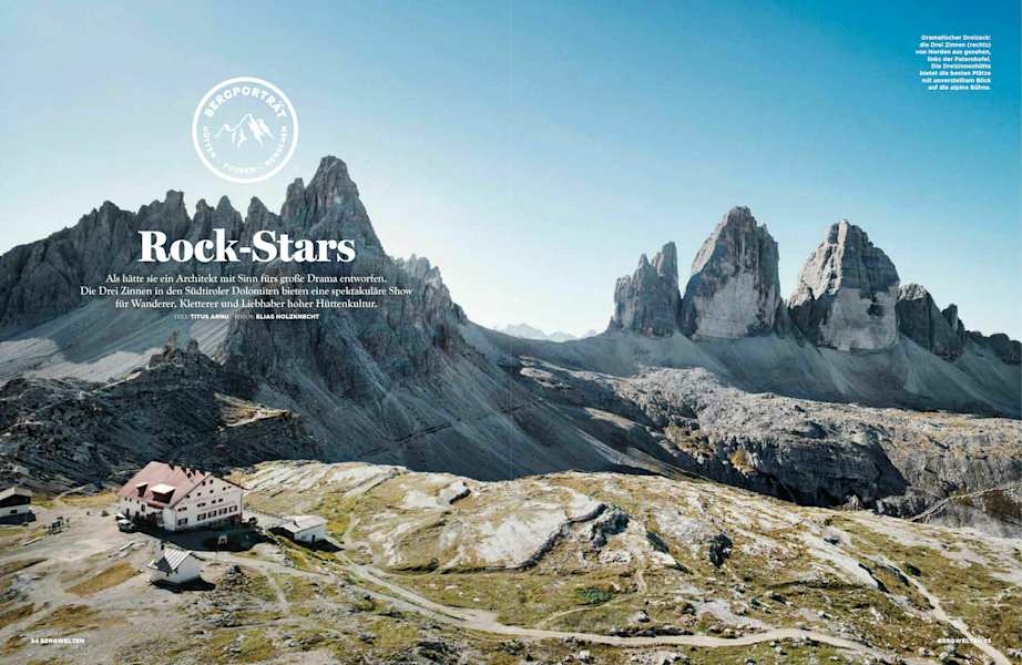 Bergwelten Magazin: Drei Zinnen