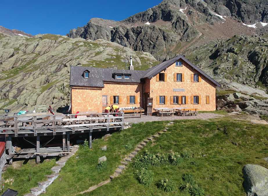 Die Magdeburger Hütte in Südtirol
