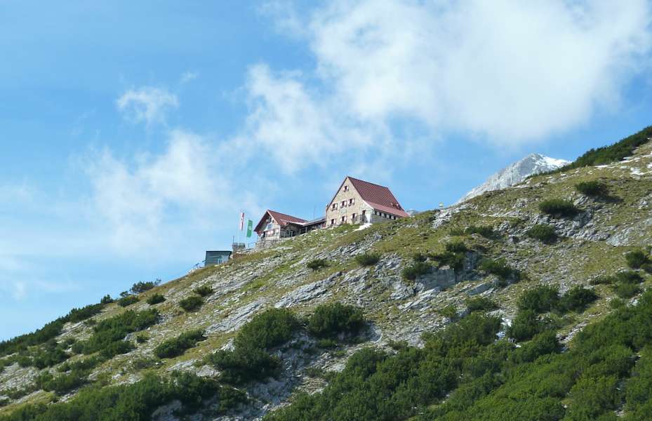Die Bettelwurfhütte im Karwendel