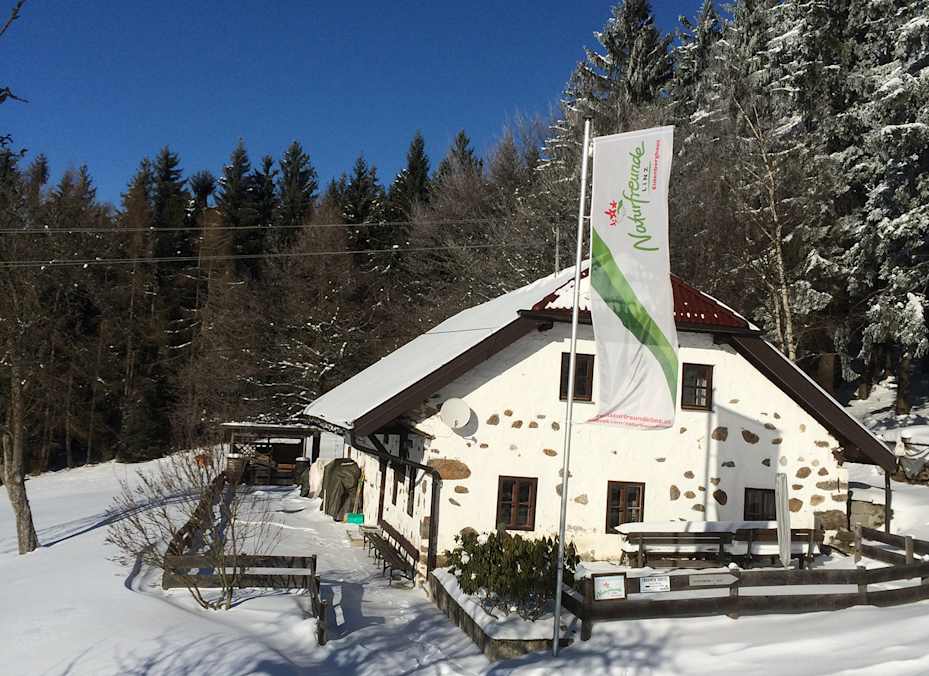 Eidenberghaus im Winter