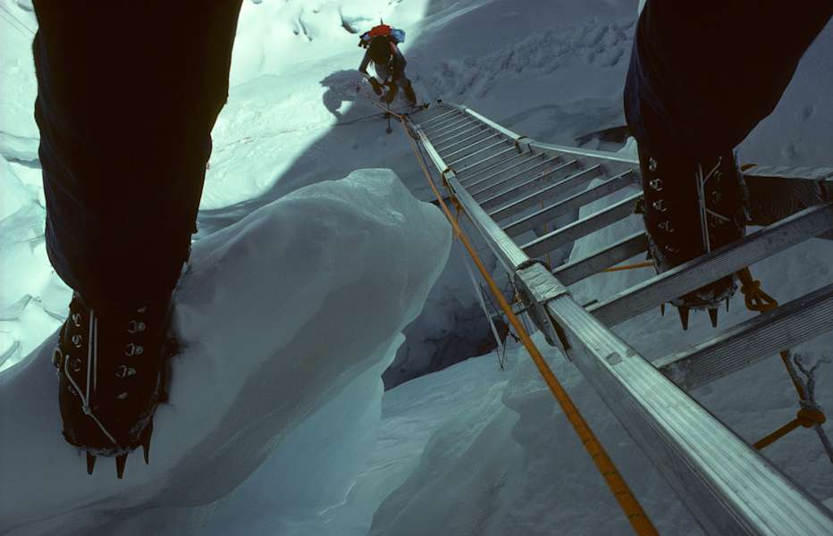 Leiter am Everest